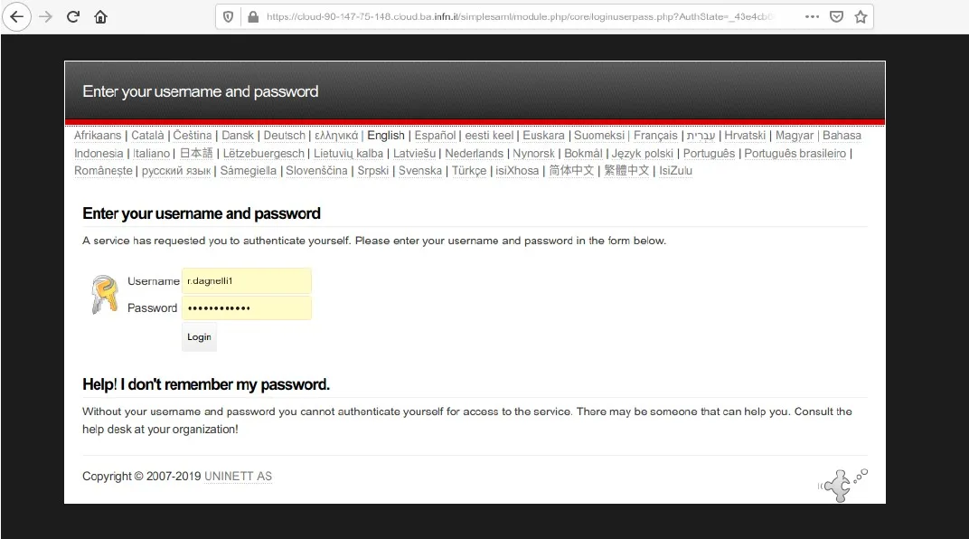 Federated Access for Moodle through Identity Provider with SAML2.0 protocol - Cloud Computing