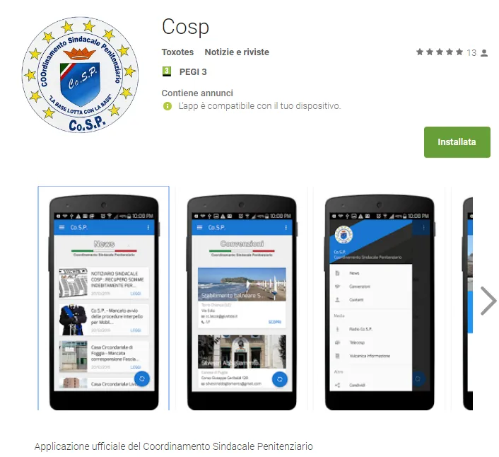 COSP - Mobile Application