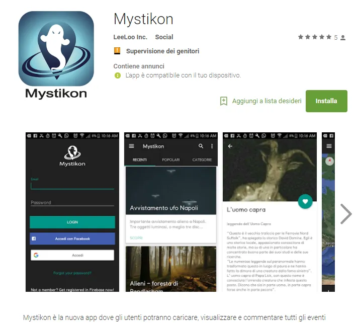 Mystikon - Mobile Application
